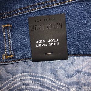 Fashion Nova High Waist Crop Wide